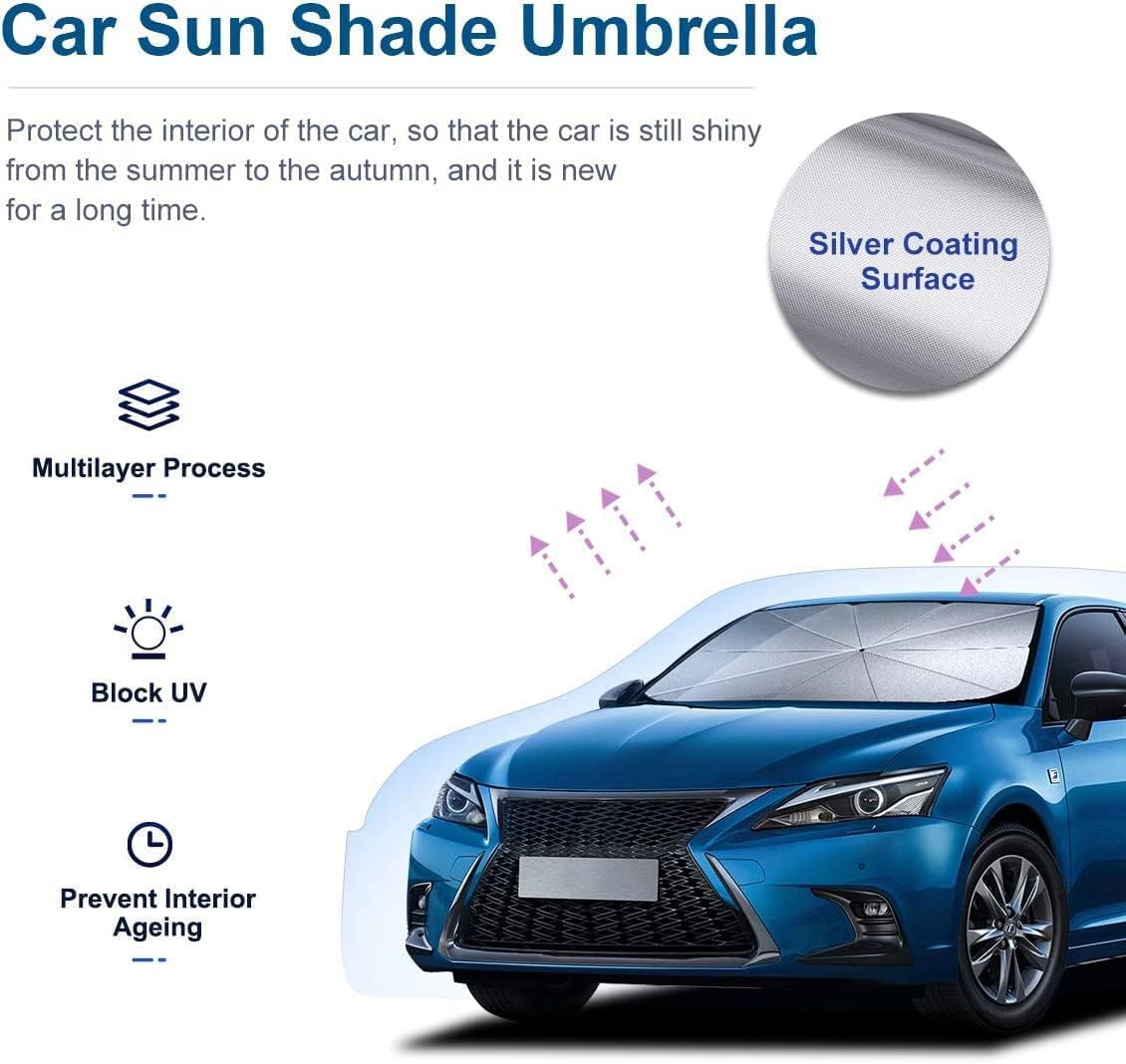 Universal Car Sun Shade Windshield Cover Umbrella