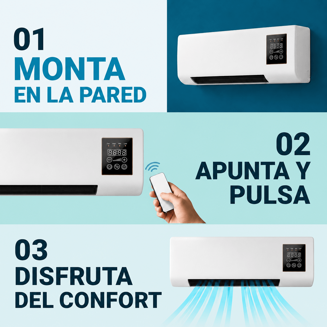 CoolFlow® - Aire acondicionado split portátil